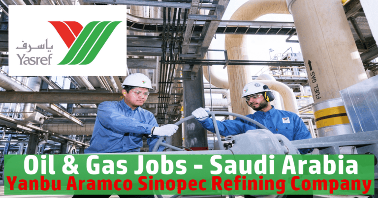 YASREF Oil Gas Jobs 2024 (Yanbu Aramco Sinopec Refining) KSA